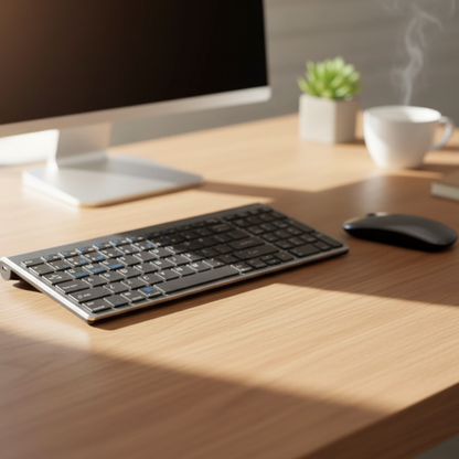 COMBO TECLADO EN ESPAÑOL Y MOUSE INALAMBRICO RECARGABLE WEIBO WB-8078