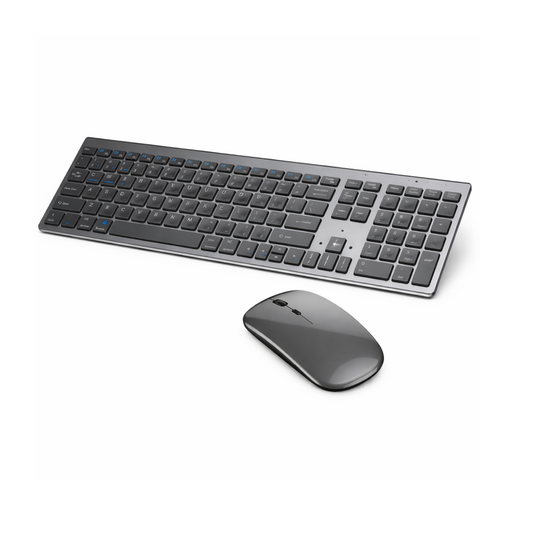 COMBO TECLADO EN ESPAÑOL Y MOUSE INALAMBRICO RECARGABLE WEIBO WB-8078