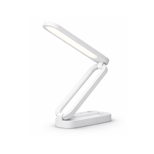 LAMPARA LUZ LED PLEGABLE PARA MESA O ESCRITORIO BATERIA RECARGABLE 3 NIVELES DE ILUMINACION