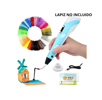 Filamentos lápiz 3D 20 colores