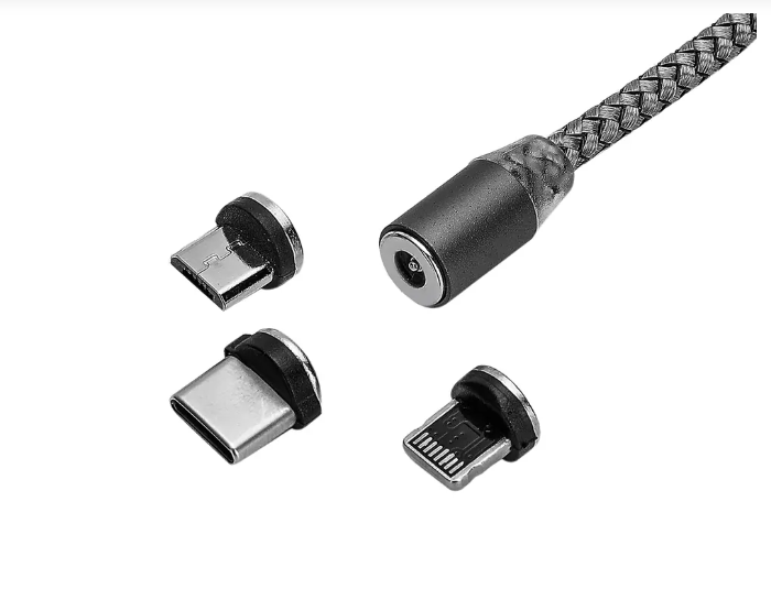 Cable Magnetico 3 En 1 - V8 - Tipo C - Iphone