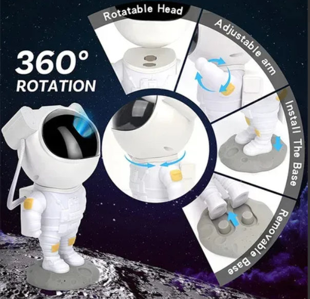 Astronauta Proyector De Estrellas Galaxia