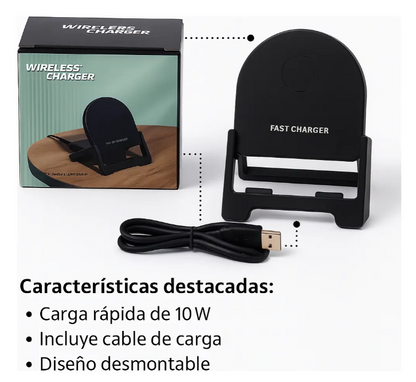 Cargador Inalámbrico Con Soporte