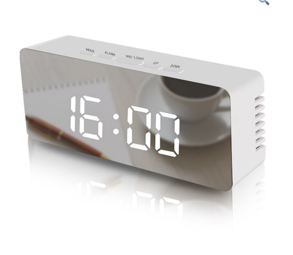 Reloj Despertador Espejo