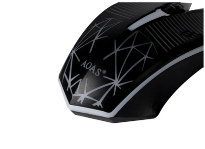 Mouse Gamer Con Cable Negro