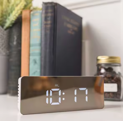 Reloj Despertador Espejo