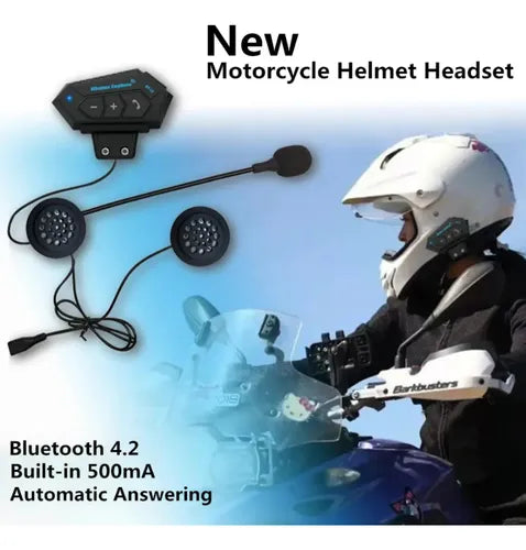 Intercomunicador Para Motos Bluetooth Casco Manos Libres