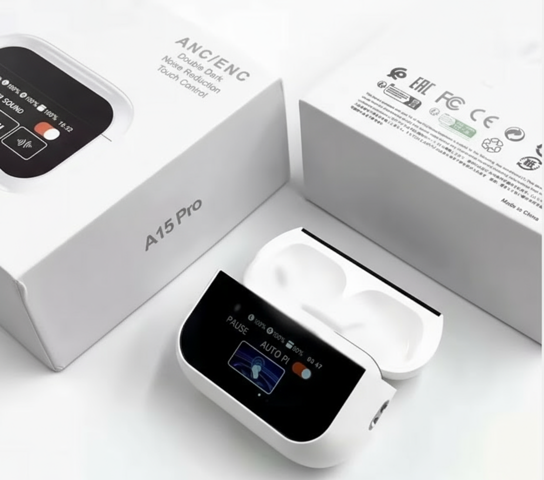 Auriculares A15 Pro con caja mejorados